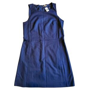 GAP Size 12 Classy navy sheath shift classic career a-line pencil dress new nwt